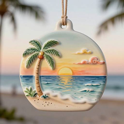 Eternal Summer Ceramic Ornament
