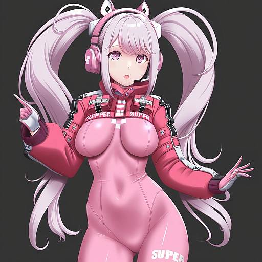 Illustration of Alice (nikke), goddess of victory: nikke in the style of T2r