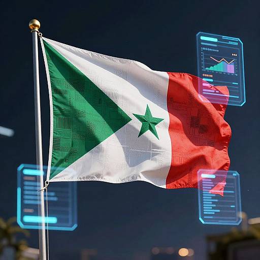 Futuristic AI Flag Generator