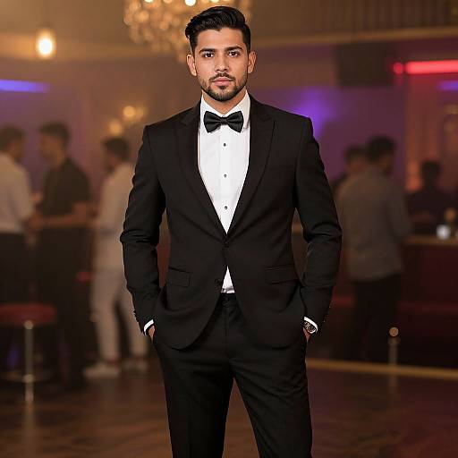 Stylish Male Nightclub Attire
