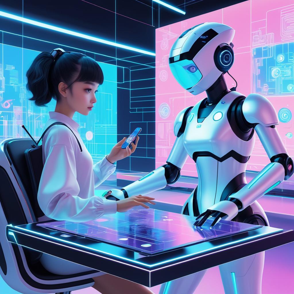 Robotic Interaction in a Futuristic Hub