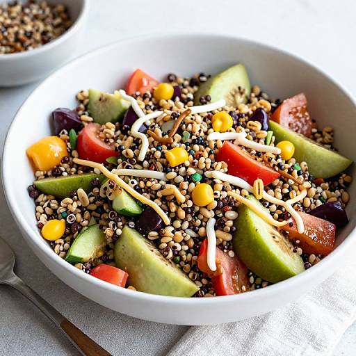 Colorful Rainbow Quinoa Salad Recipe