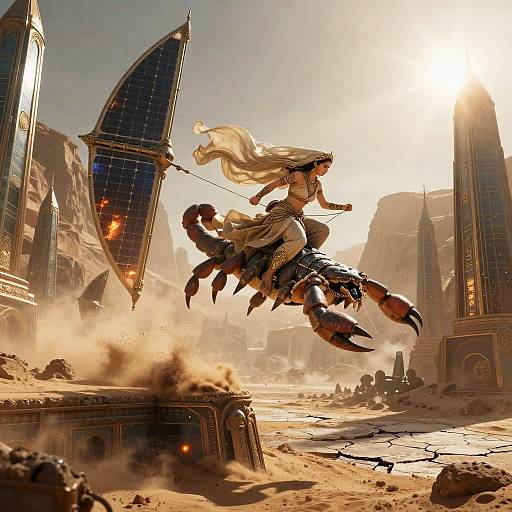 Solar-Sail Sand-Witch Vaulting Mesa City