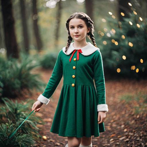 Classic 1930s Rachel Cosplay in Christmas Theme