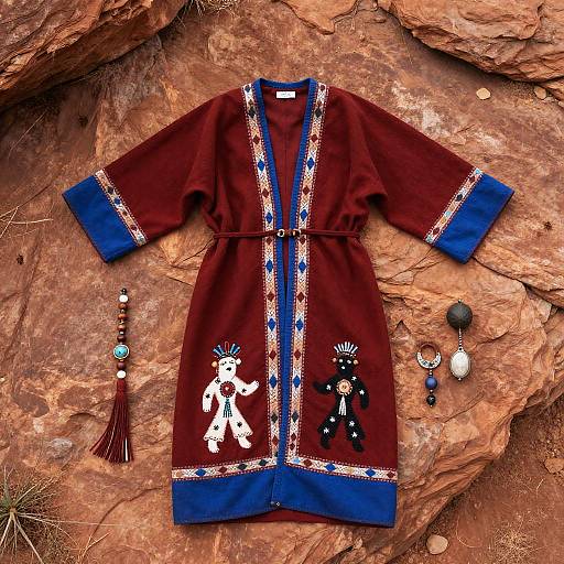 Authentic Navajo Robes in Canyon
