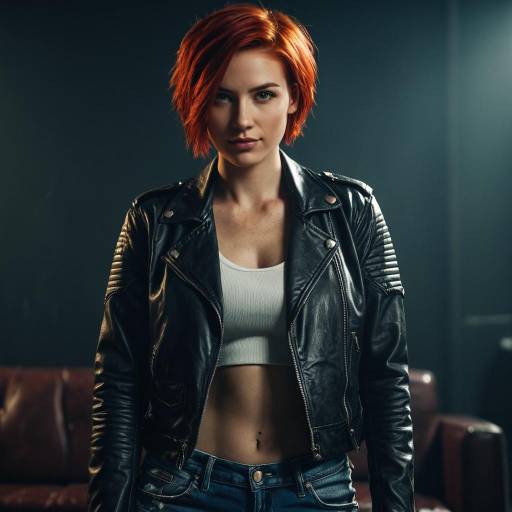 Cinematic Portrait of Confident Nora