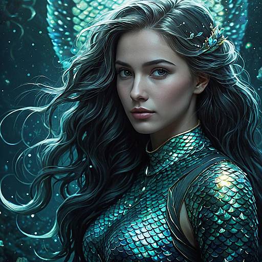 Ethereal Mermaid Portrait