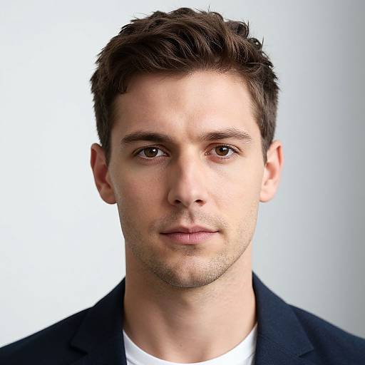 Professional Headshot of Fit European Man