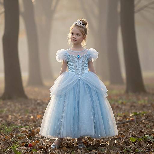 Enchanting Fairytale Portrait of Young Girl