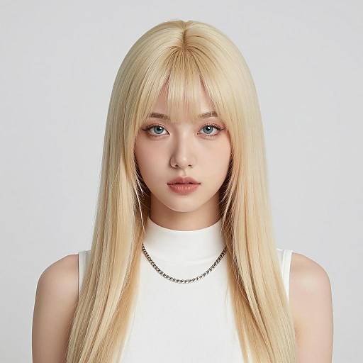 Realistic Portrait of a Young Woman