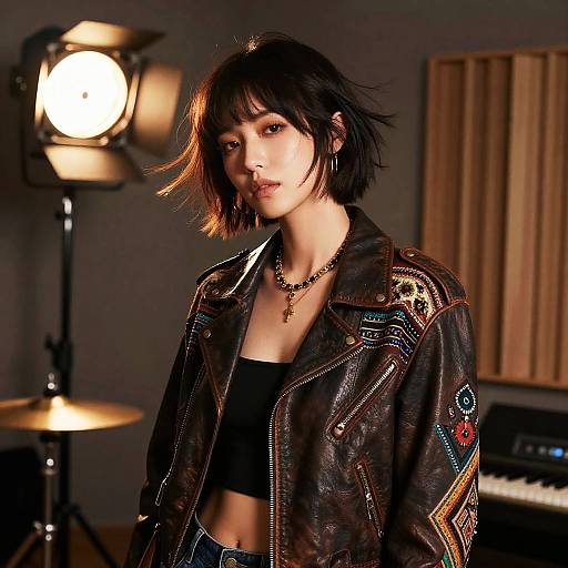 Bohemian Musician with Disconnected Cut