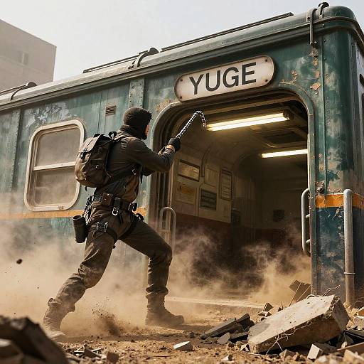 Heroic Post-Apocalyptic Scavenger Action