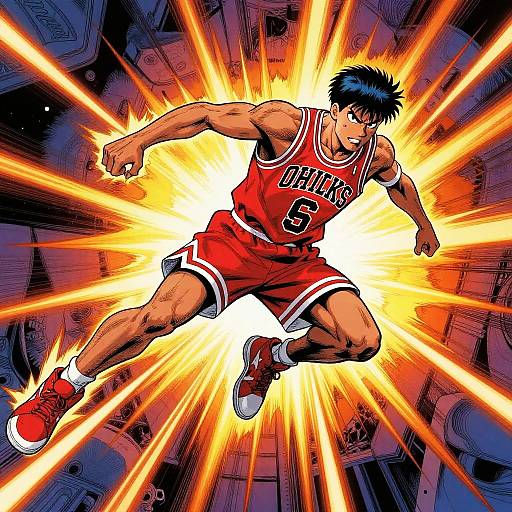 Bucky O'Hare Jenny Mid-Air Leap