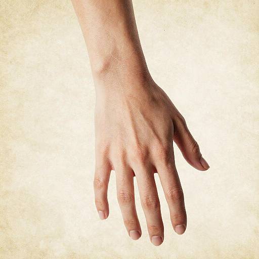 Vintage Medical Hand Veins Illustration