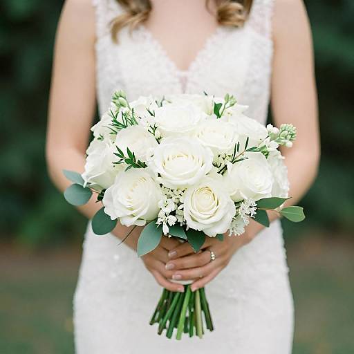 Elegant Wedding Bouquet Photography