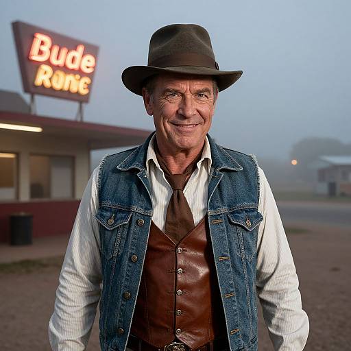 1950s Outlaw Dude Portrait