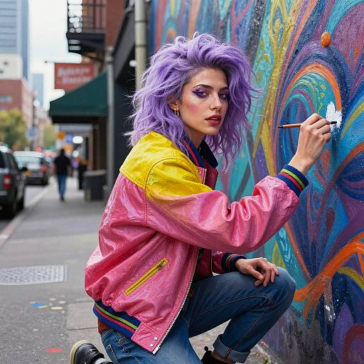 Charismatic Street Artist Portrait