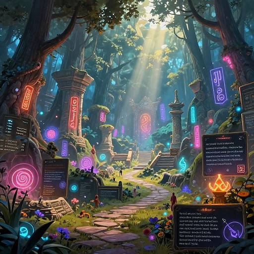 Mystical DnD Fantasy Background Generator