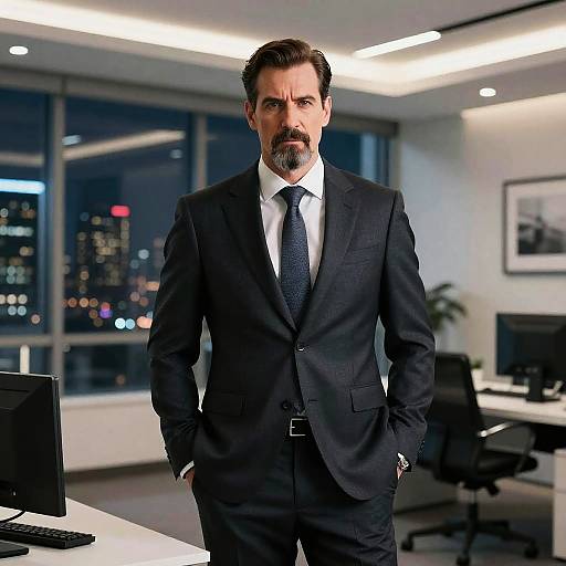 Ruthless Corporate Villain in Office