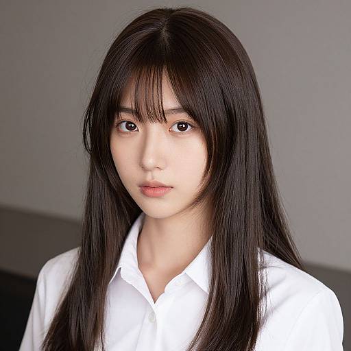 Close-Up Woman with Venti Wig