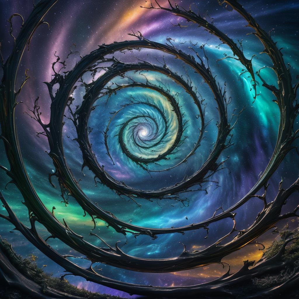 Norse Mythology: Helheim's Cosmic Vortex