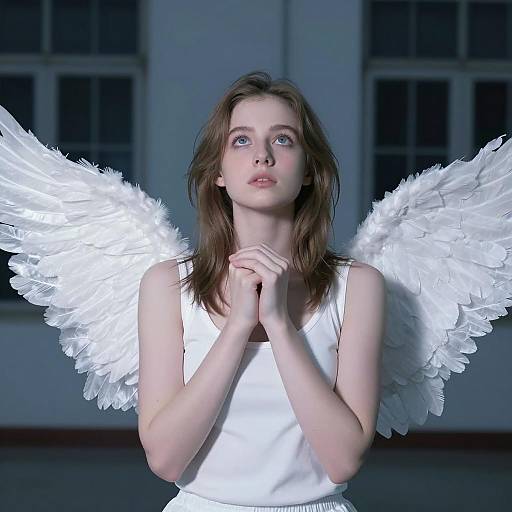 Angel Wings in Industrial Setting