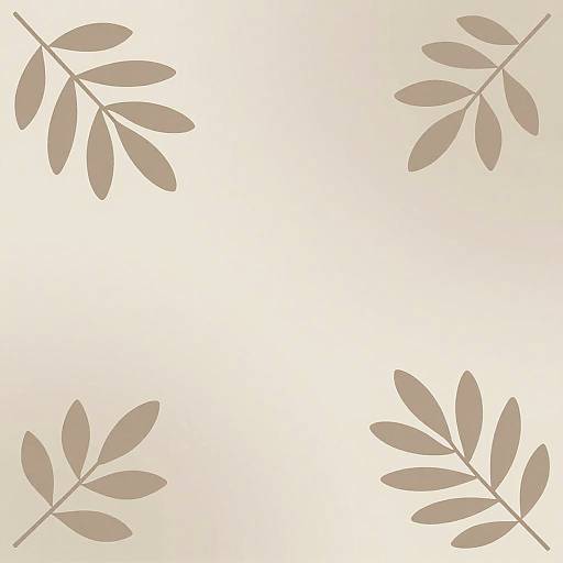 Minimalistic Nature-Inspired Leaf Wallpaper