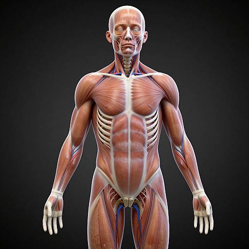 Hyper-Realistic Human Anatomy Study