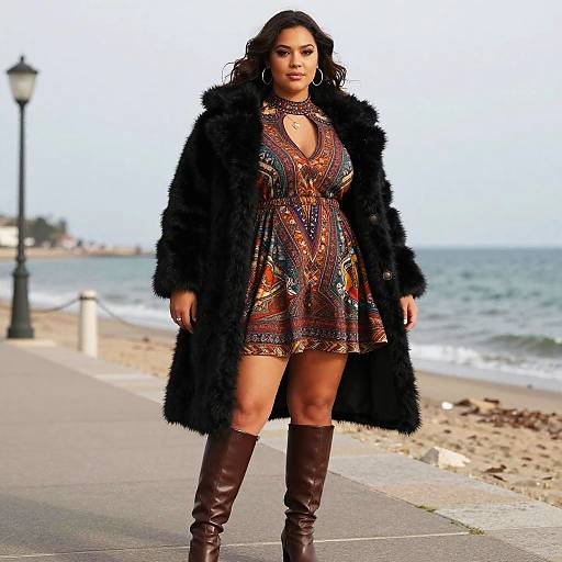 Boho-Chic Curvy Woman by Seafront