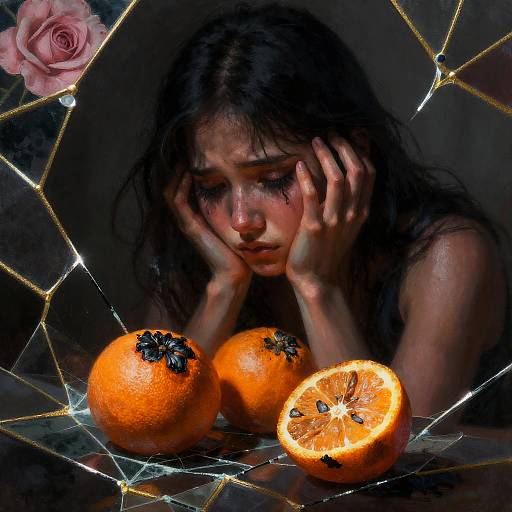 Shattered Stained Glass Heartbreak Scene