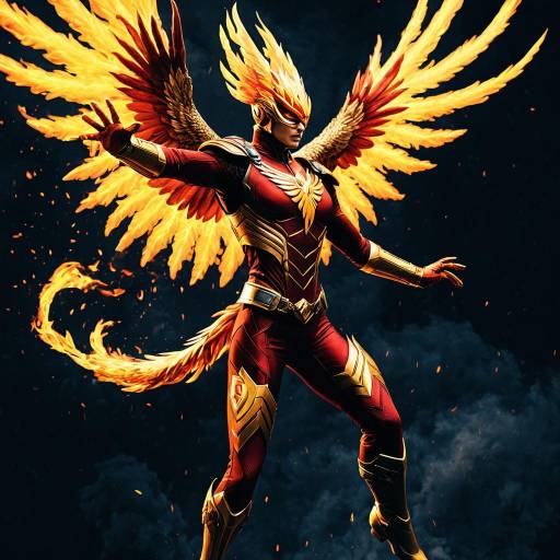 Fiery Phoenix Ranger Illustration