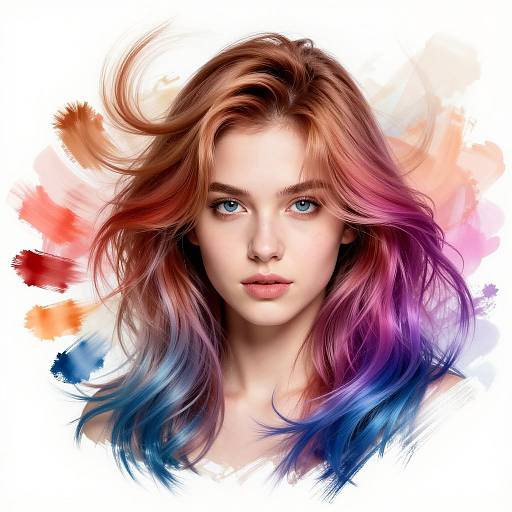Dynamic Hair Color Editor Palette