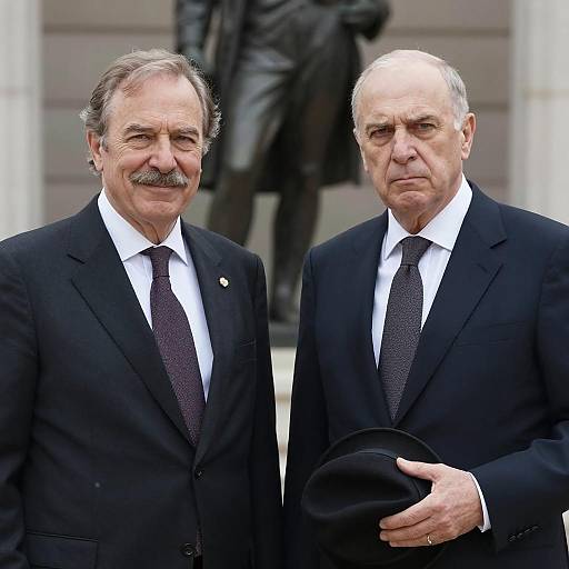 Formal Portrait of Two Distinguished Men