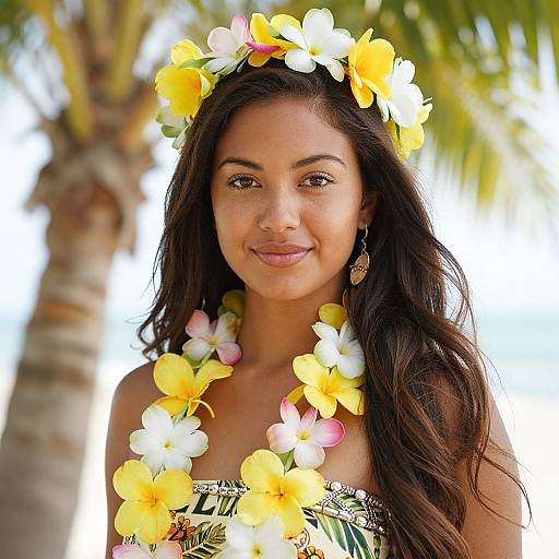 Realistic Lilo Luau Girl Costume