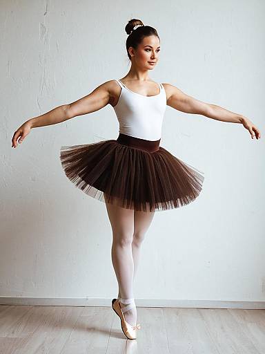 Realistic Adult Munchkin Ballerina Pose