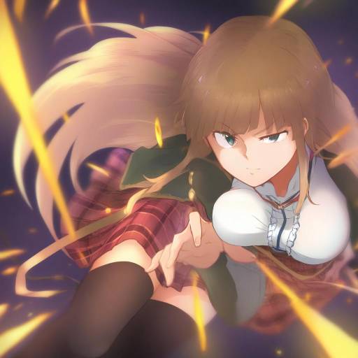 Illustration of Anne (shingeki no bahamut), shingeki no bahamut in the style of Shikushiku (amamori weekly)