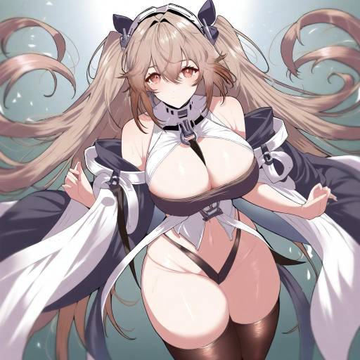 Illustration of Anchorage (azur lane), azur lane in the style of Wakura (gcdan)