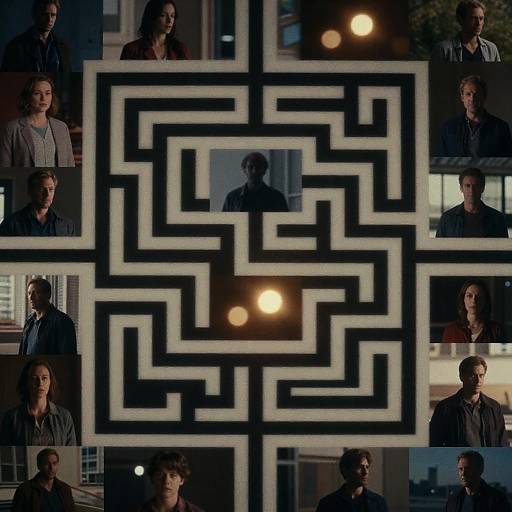 Cinematic Intricate Maze Image Mosaic