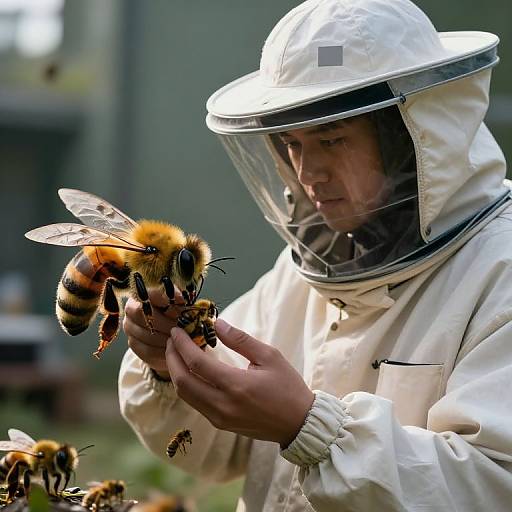 Cyberpunk Fleece Beekeeper in Detail