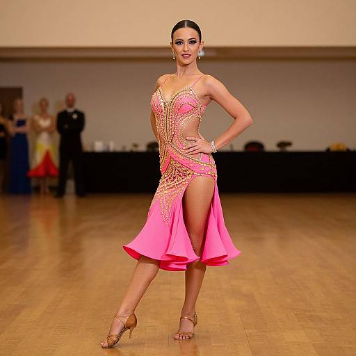Elegant Paso Doble Dance Costume