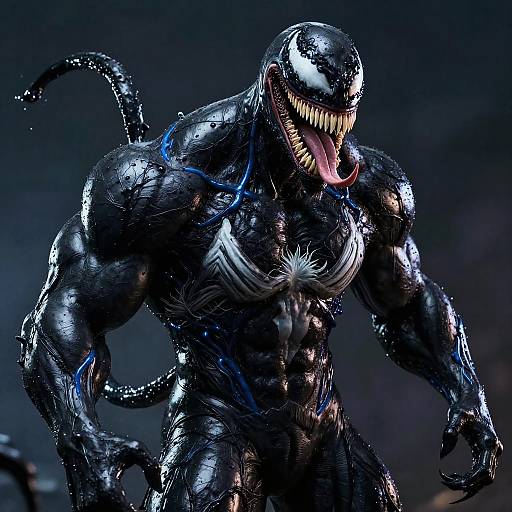 Venom Symbiote Enhancing Muscles