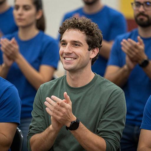 Joyful Gathering with Warm Lighting