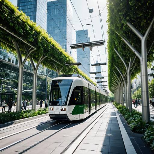 Sustainable Metropolis with Eco-Friendly Trams