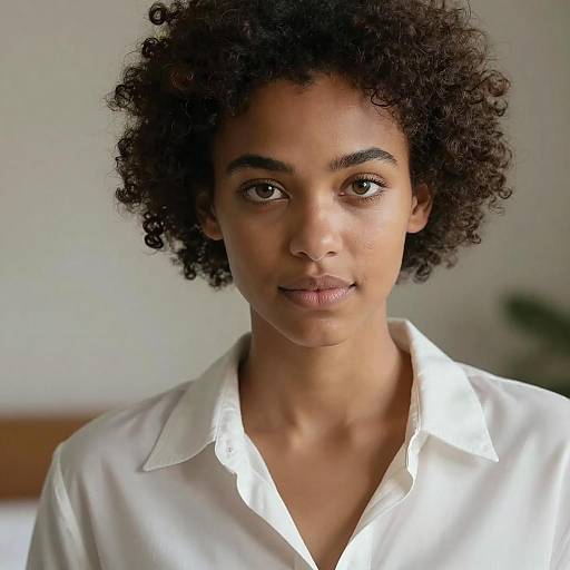 Radiant Confidence: A Young Woman’s Portrait