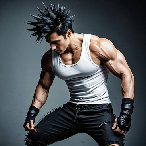 Muscular Asta Cosplay Costume Design