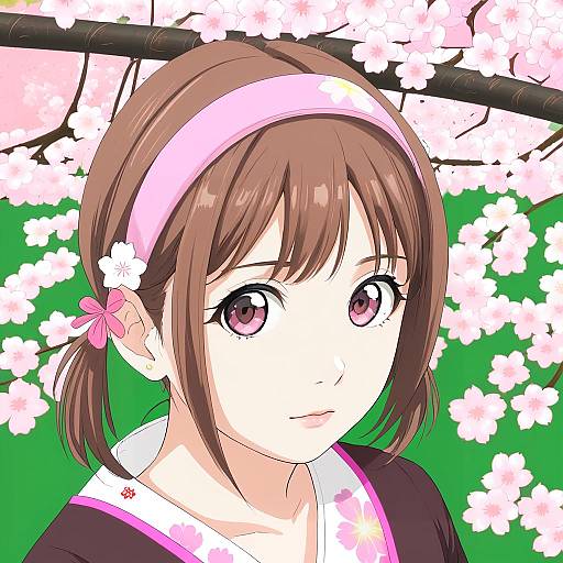 Illustration of Muramatsu sakura, idolmaster in the style of Banned artist