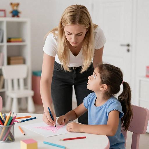 Candid Moment in a Child's Room