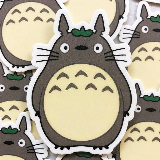 Japanese Style Totoro Tattoo Stickers