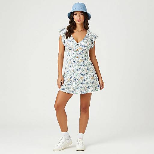 Casual Summer Dress with Floral Print