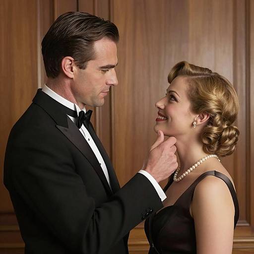 Elegant Couple in Formal Attire